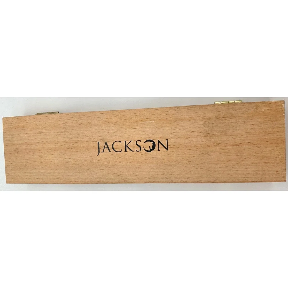 NEW Laguiole Kitchen L'Eclair 2 Piece Bee Logo Carving Set Wooden Handle w/ Box